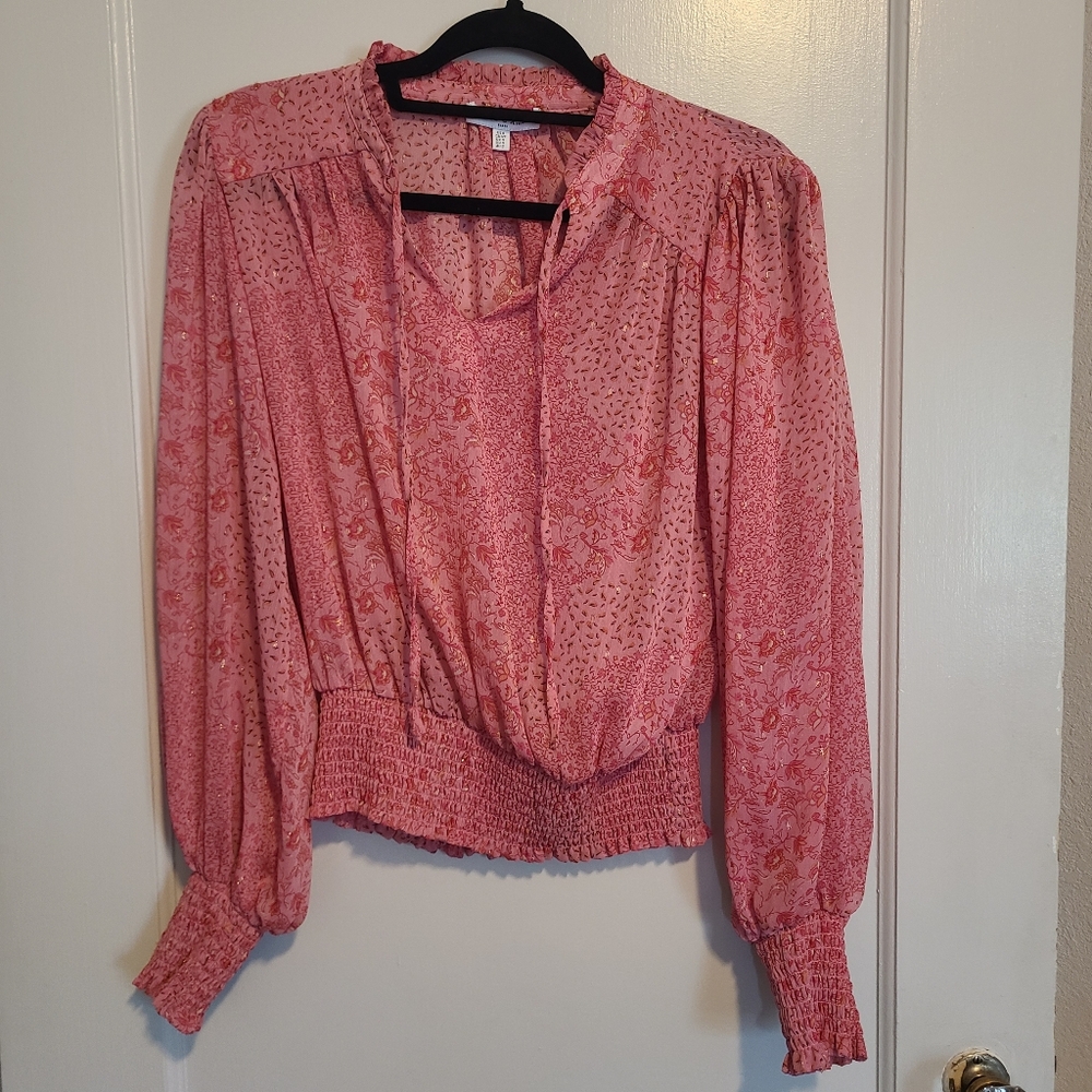 Maison D'amélie Floral Blouse Size Small